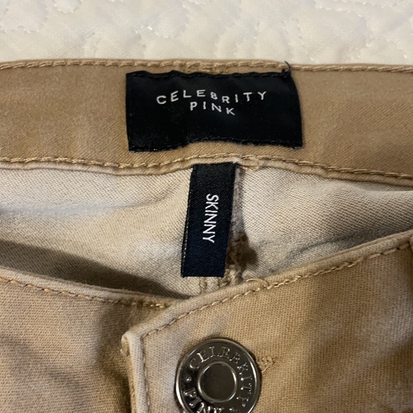 Celebrity Pink Kkaki Skinny Jeans - Picture 3 of 6